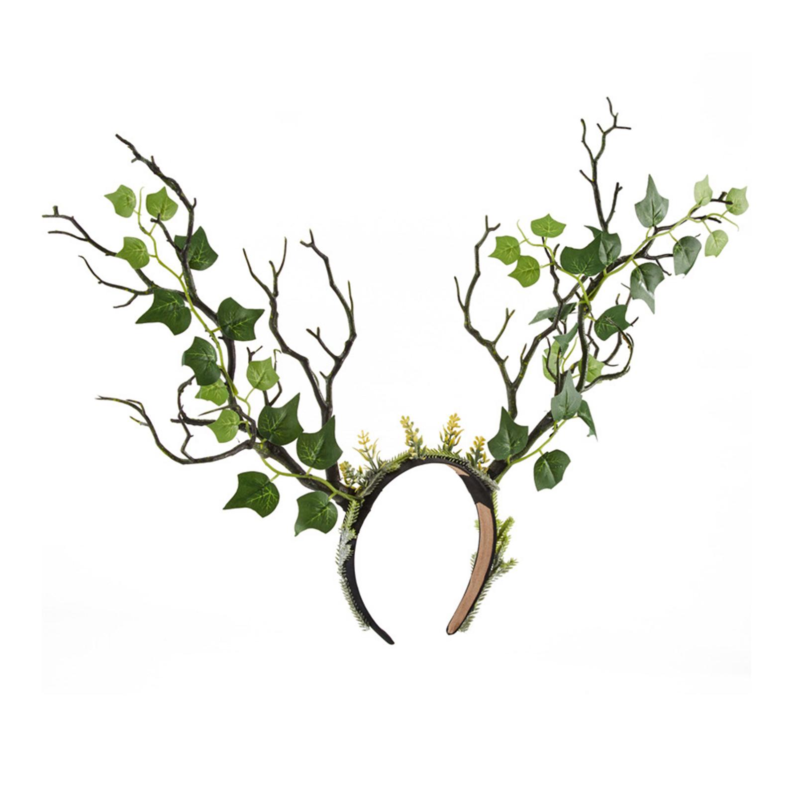 Vintage Styles Leaf Headband with Natural Branch and Antler Decoration for Women’s Witch Costume and Photography 1
Vintage Styles Leaf Headband with Natural Branch and Antler Decoration for Women’s Witch Costume and Photography 1