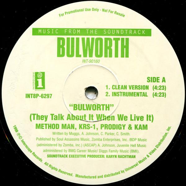 12inch Record METHOD MAN, KRS-ONE, PRODIGY & KAM - Bulworth (They Talk About It When W INT8P6297PROMO Interscope Reco 1998 US Rap & Hip-Hop/R&B Used
12inch Record METHOD MAN, KRS-ONE, PRODIGY & KAM - Bulworth (They Talk About It When W INT8P6297PROMO Interscope Reco 1998 US Rap & Hip-Hop/R&B Used