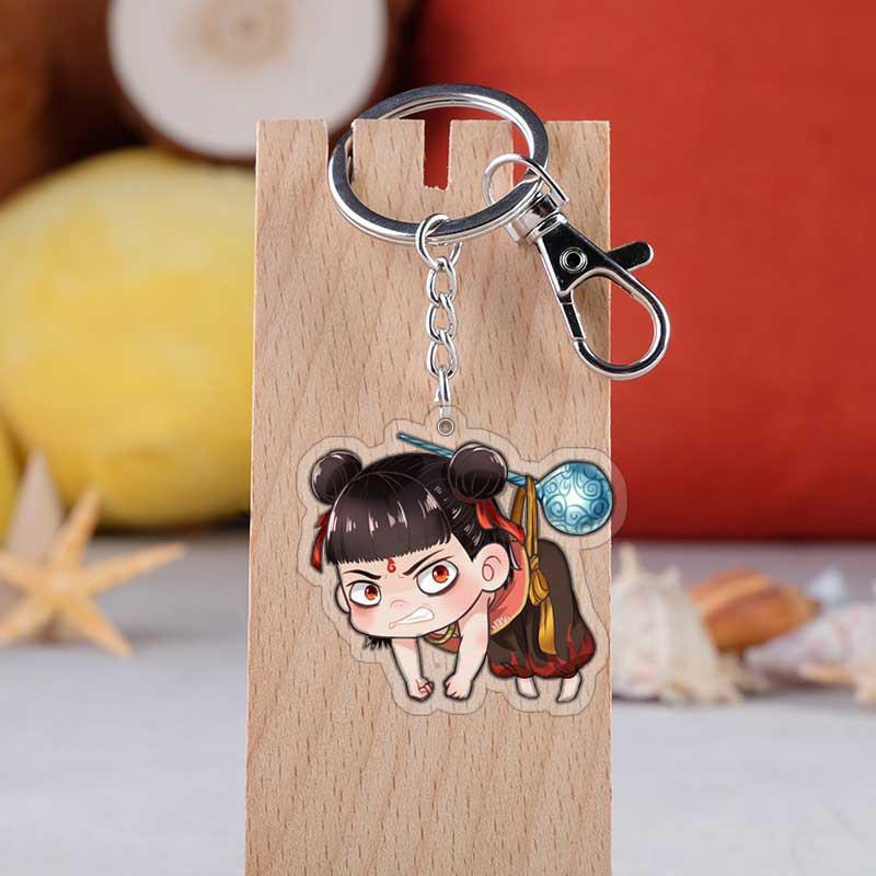 Брелок для ключей с героями аниме Nezha, акриловые ключи, кольцо, аксессуары, брелок, игрушки для детей, подарки
Брелок для ключей с героями аниме Nezha, акриловые ключи, кольцо, аксессуары, брелок, игрушки для детей, подарки