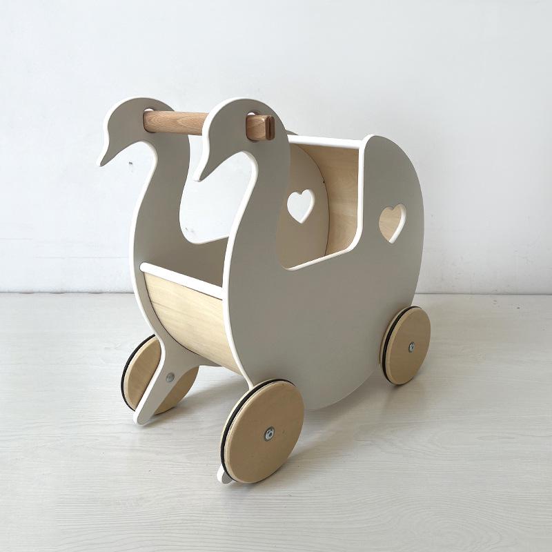 Деревянная игрушка-коляска для малышей - Машина для ролевых игр для детей
Деревянная игрушка-коляска для малышей - Машина для ролевых игр для детей