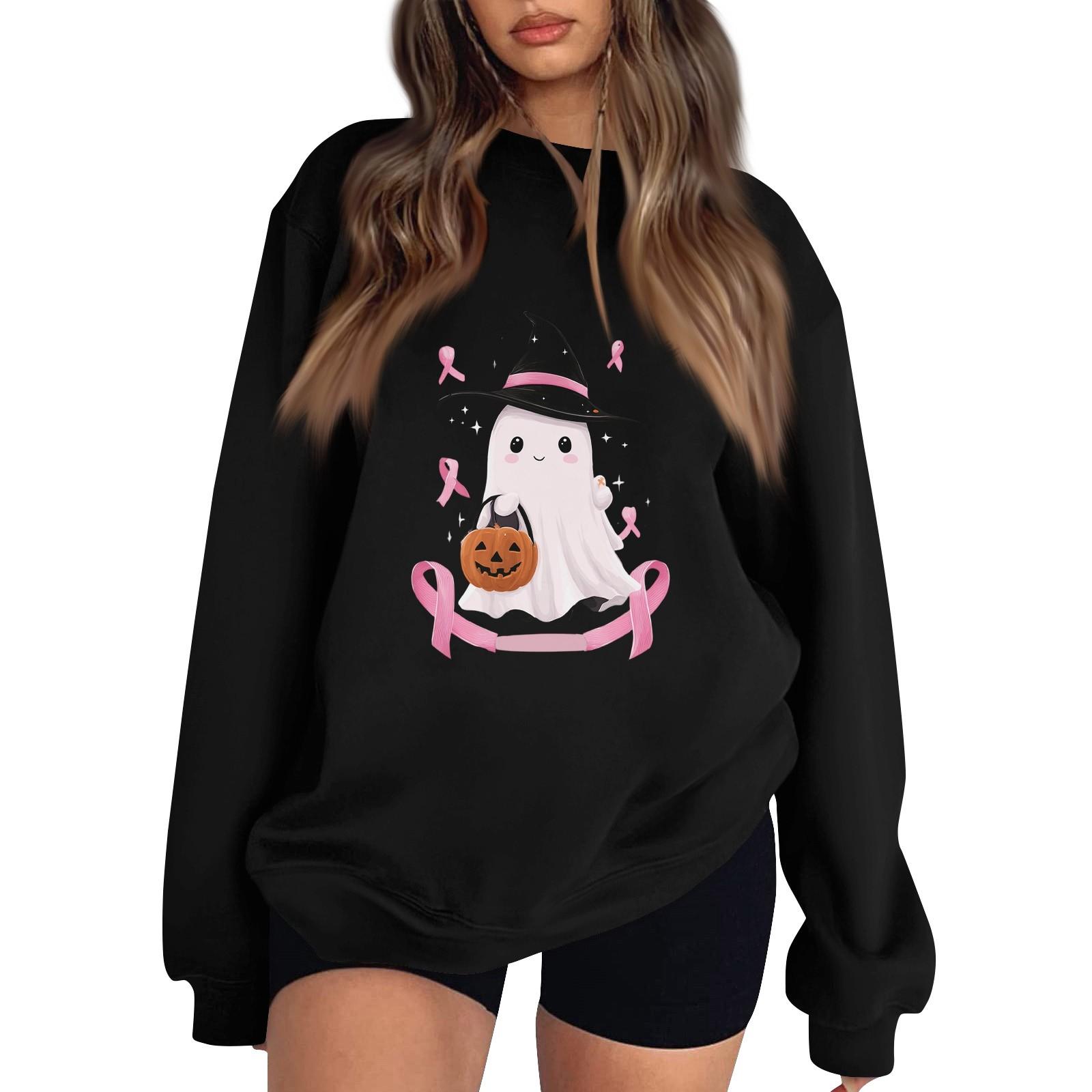 Женский пуловер с заниженной линией плеча, спортивный свитшот с принтом на Хэллоуин S
Женский пуловер с заниженной линией плеча, спортивный свитшот с принтом на Хэллоуин S