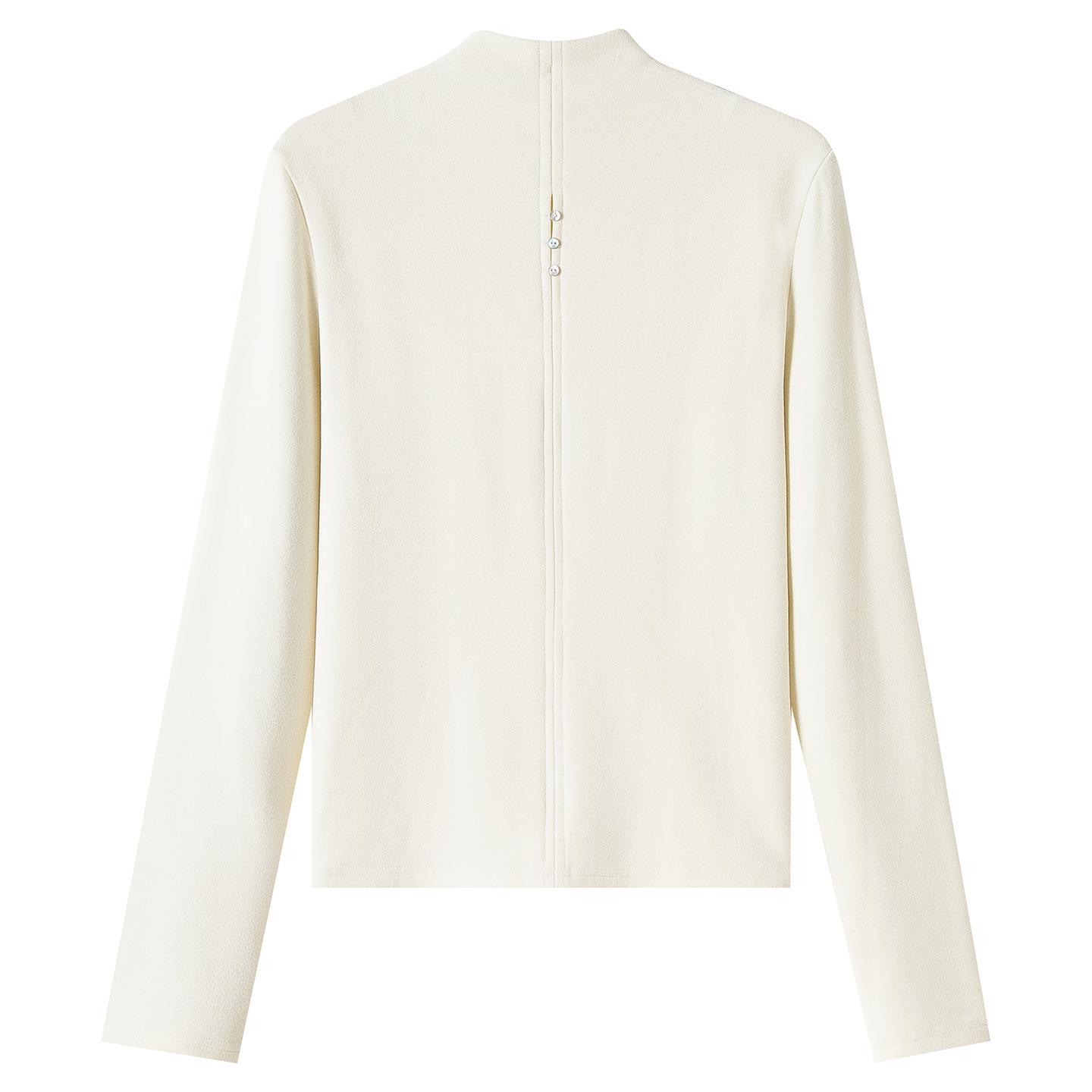 Korean Style Women s Half-High Collar Long Sleeve Waist-Cinching Slimming T-Shirt Extra Large грязно-белый
Korean Style Women s Half-High Collar Long Sleeve Waist-Cinching Slimming T-Shirt Extra Large грязно-белый