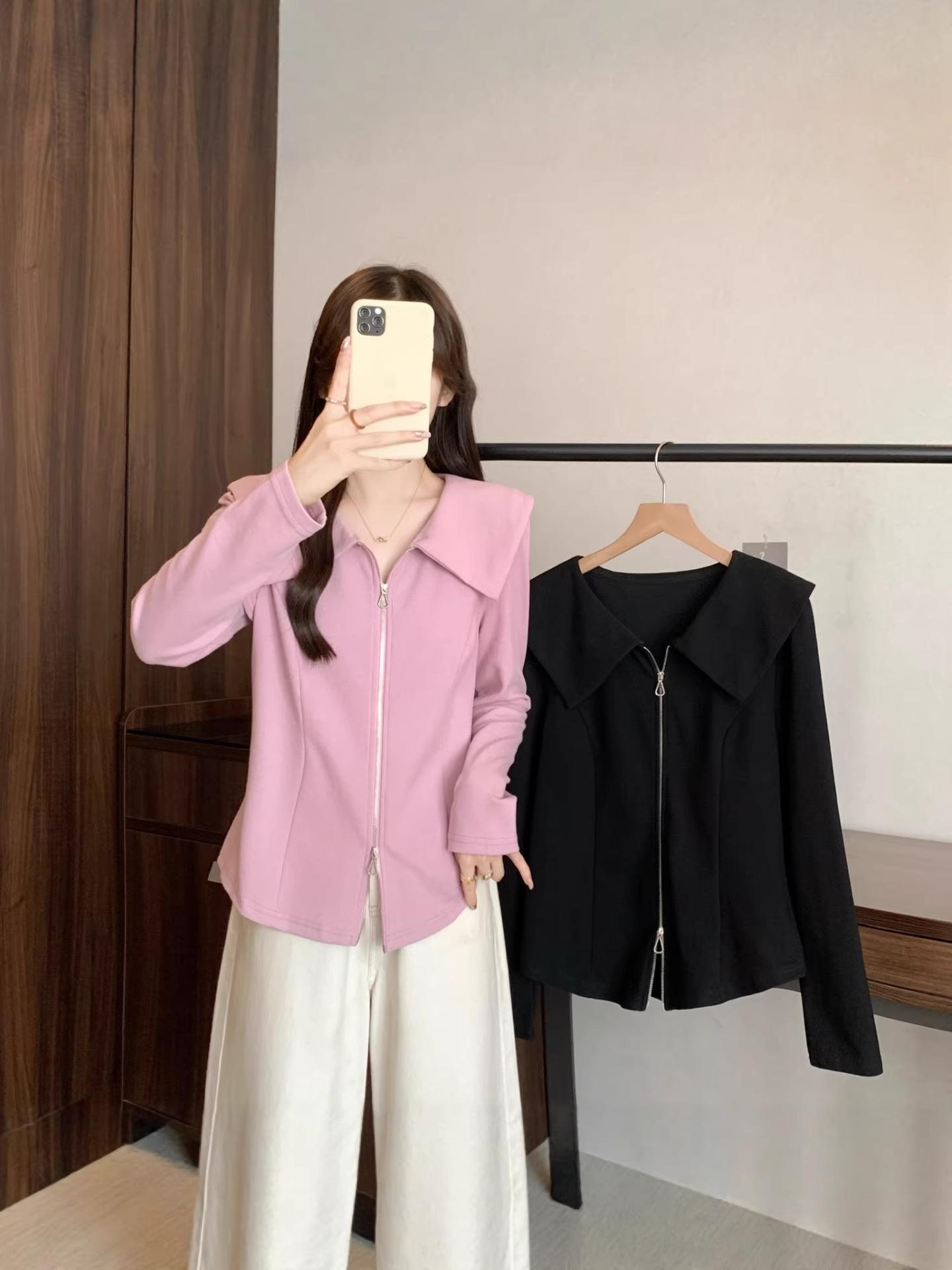 2026 Spring Plus Size Women s Double Zipper Naval Collar Long Sleeve Shirt Top L фіолетовий
2026 Spring Plus Size Women s Double Zipper Naval Collar Long Sleeve Shirt Top L фіолетовий
