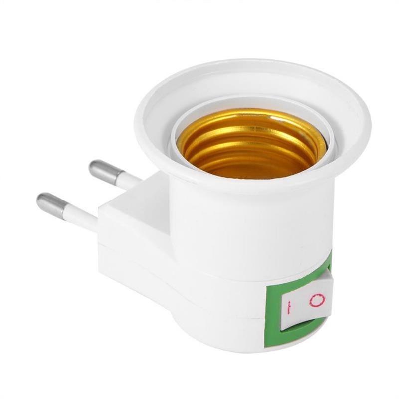 E27 EU Plug Lamp Light Holder Базовая розетка Адаптер конвертера с переключателем управления E27
E27 EU Plug Lamp Light Holder Базовая розетка Адаптер конвертера с переключателем управления E27