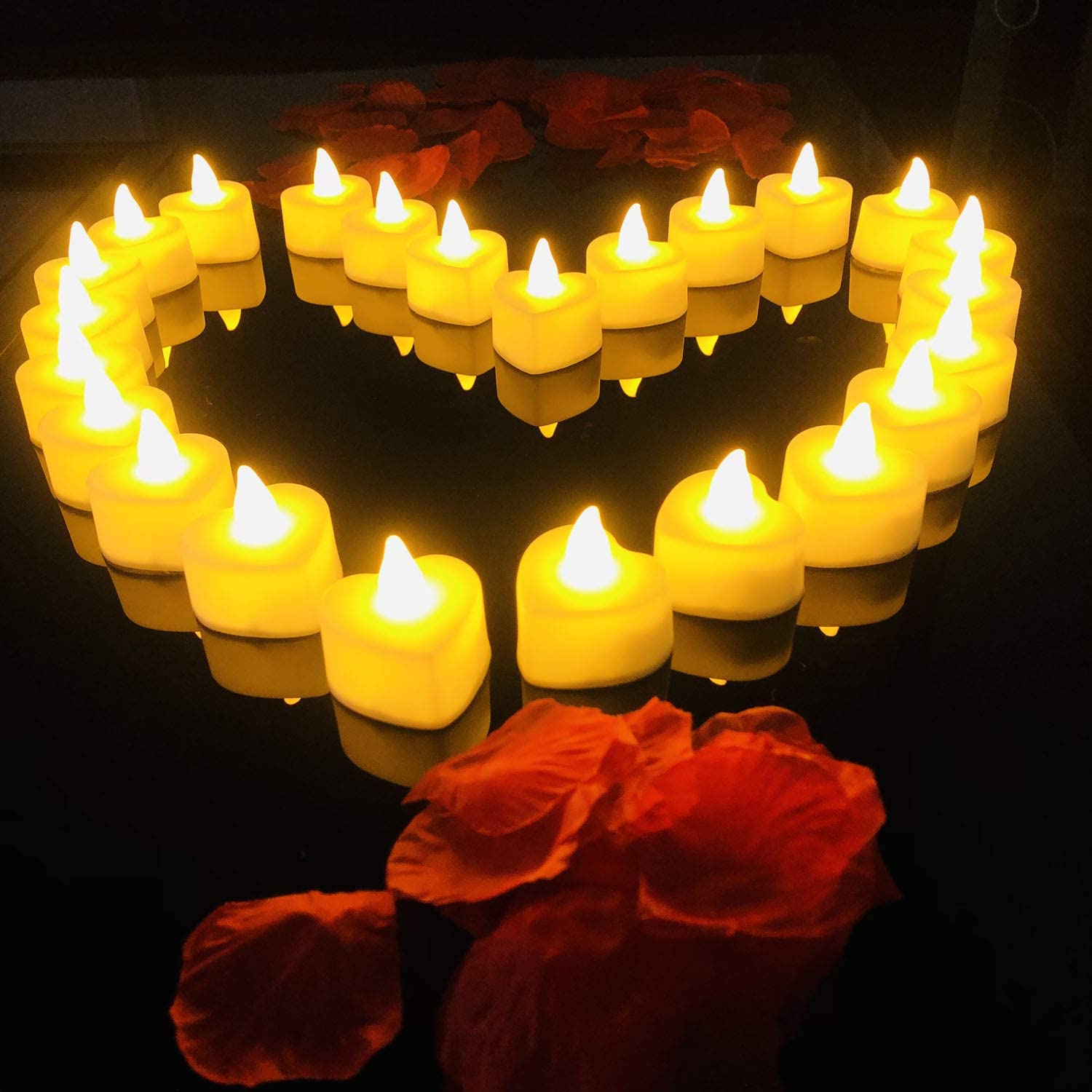 24Pcs Безполум яні світлодіодні свічки Creative Wishing Led Tea Lamp Теплий білий Хелловін Весілля Різдвяні прикраси Свічки 12-Pack
24Pcs Безполум яні світлодіодні свічки Creative Wishing Led Tea Lamp Теплий білий Хелловін Весілля Різдвяні прикраси Свічки 12-Pack