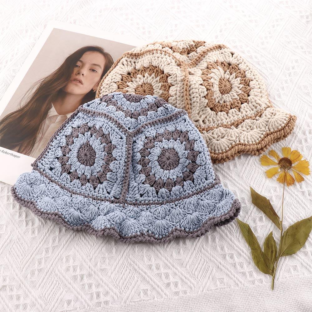 Student Matching Hollow Flower Korean Style Hat Knitted Fisherman Hat Women Sun Hat Fleece thread
Student Matching Hollow Flower Korean Style Hat Knitted Fisherman Hat Women Sun Hat Fleece thread