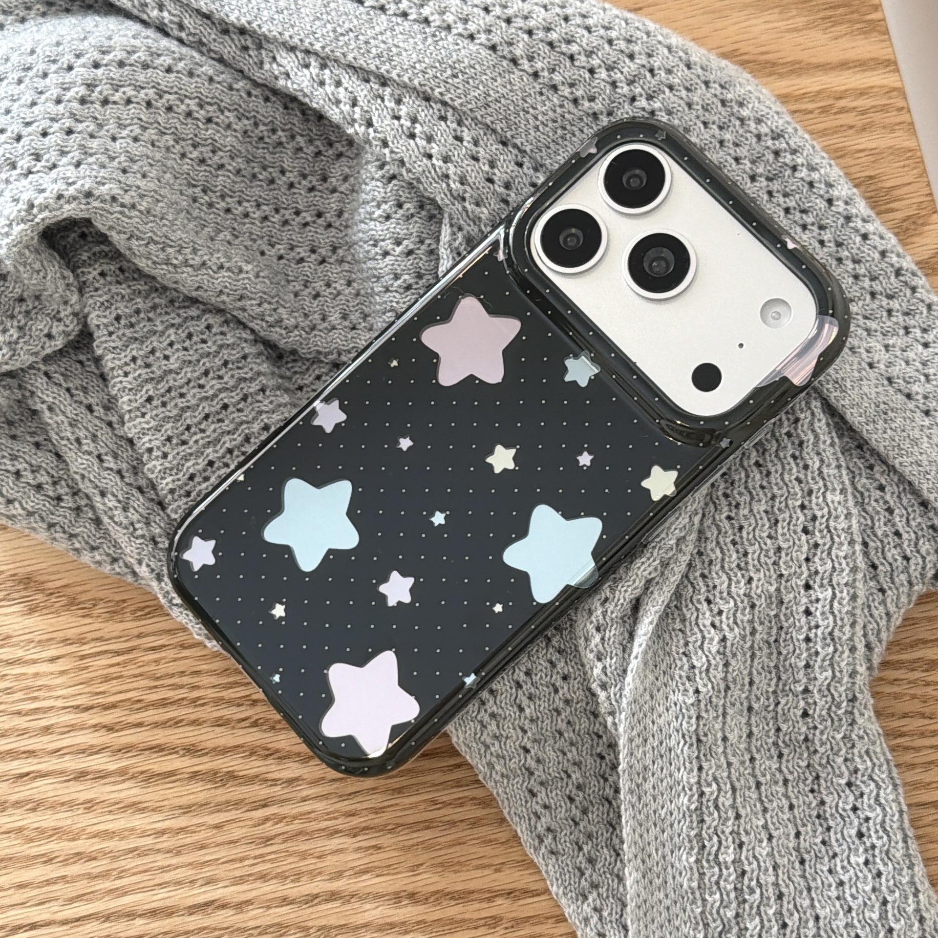 Black and White Stars Mirror Phone Case for iPhone 17 Pro Max – Apple 16 Dual-Layer Design, Compatible with iPhone 15/14. iPhone 17 Pro
Black and White Stars Mirror Phone Case for iPhone 17 Pro Max – Apple 16 Dual-Layer Design, Compatible with iPhone 15/14. iPhone 17 Pro
