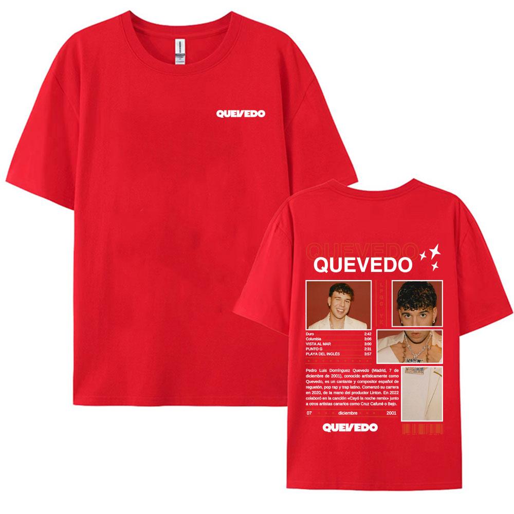 Rapper QUEVEDO Album 2025 Tour T Shirt Fashion Classic Hip Hop Streetwear T Shirts for Men Women Casual Cotton Oversized Tshirt S
Rapper QUEVEDO Album 2025 Tour T Shirt Fashion Classic Hip Hop Streetwear T Shirts for Men Women Casual Cotton Oversized Tshirt S