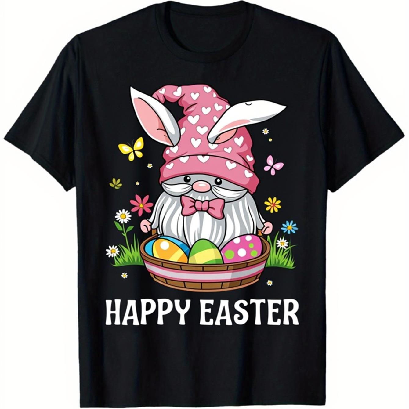 Easter Gnome Rabbit Graphic T-Shirt Soft Crew Neck Casual Spring Holiday Tee Top Unisex 4XL
Easter Gnome Rabbit Graphic T-Shirt Soft Crew Neck Casual Spring Holiday Tee Top Unisex 4XL