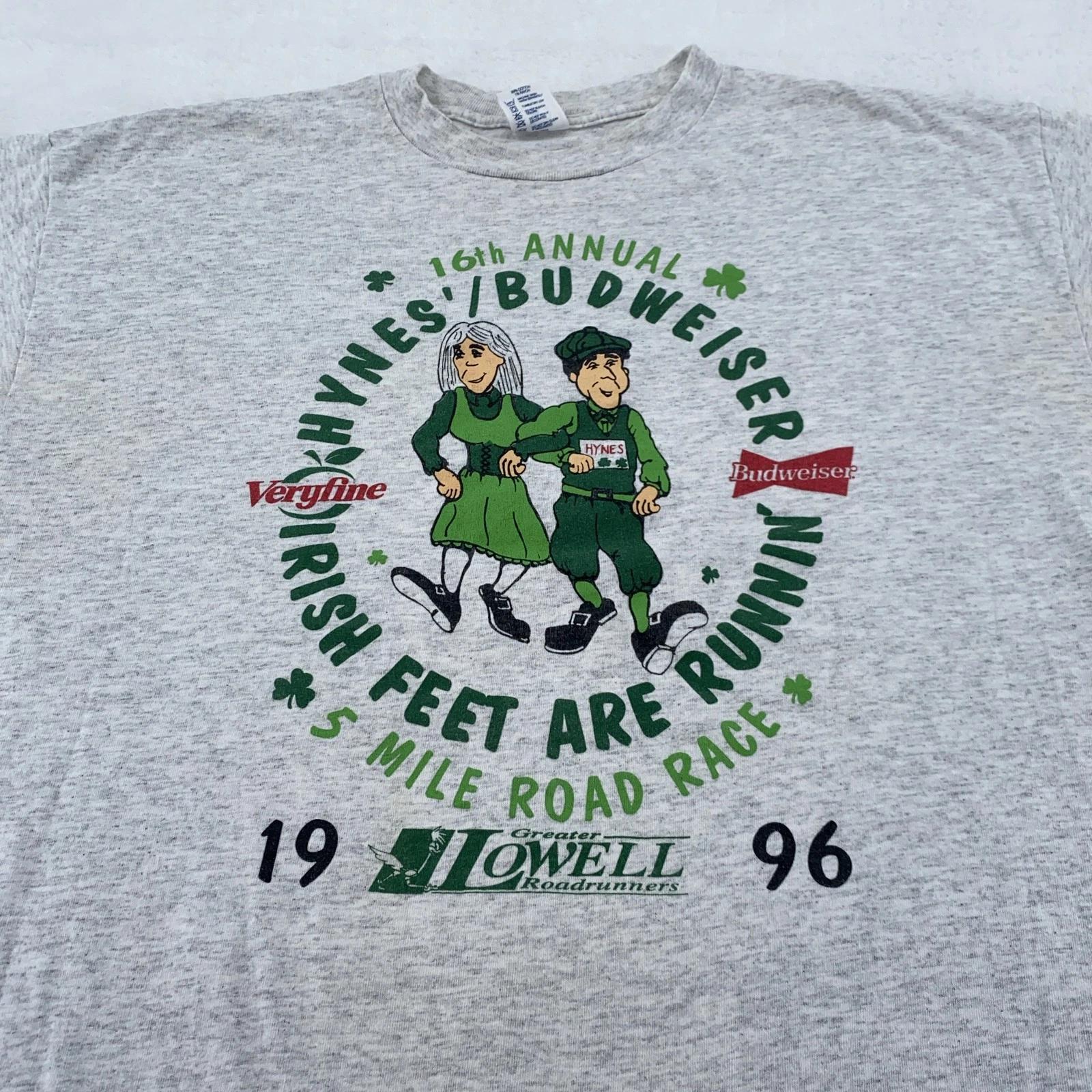 винтажная футболка Budweister Veryfine Lowell Road Runners XL Шоссейная гонка Ирландские ноги L
винтажная футболка Budweister Veryfine Lowell Road Runners XL Шоссейная гонка Ирландские ноги L