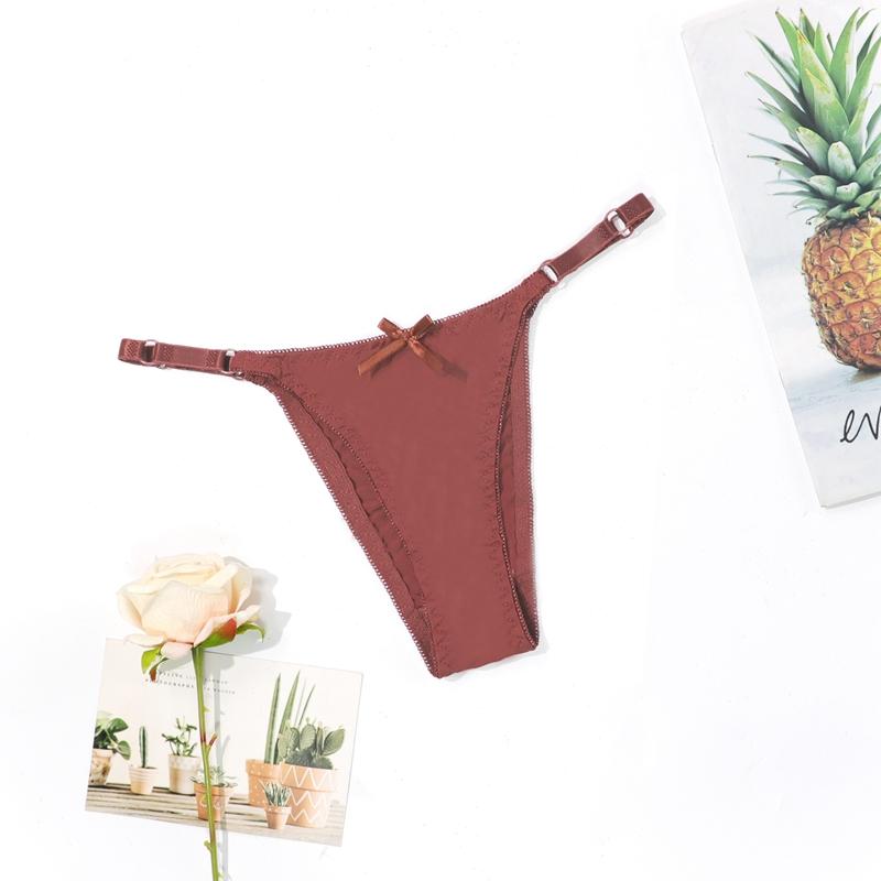 Женское Модное Романтичное Белье на Тонких Бретельках с Низкой Посадкой, Сексуальный Бантик, Быстросохнущие Удобные Тонкие Трусики L Xl - 8004#p XL коричневый
Женское Модное Романтичное Белье на Тонких Бретельках с Низкой Посадкой, Сексуальный Бантик, Быстросохнущие Удобные Тонкие Трусики L Xl - 8004#p XL коричневый