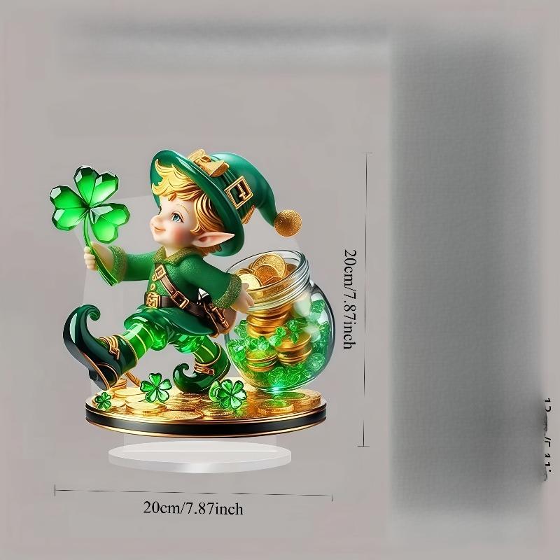 2D Flat Acrylic Clover Decoration, Indoor and Outdoor Decoration - No Battery/electricity Required, Free Day Decoration, Shop Decoration, Durable Outd 20*20cm
2D Flat Acrylic Clover Decoration, Indoor and Outdoor Decoration - No Battery/electricity Required, Free Day Decoration, Shop Decoration, Durable Outd 20*20cm