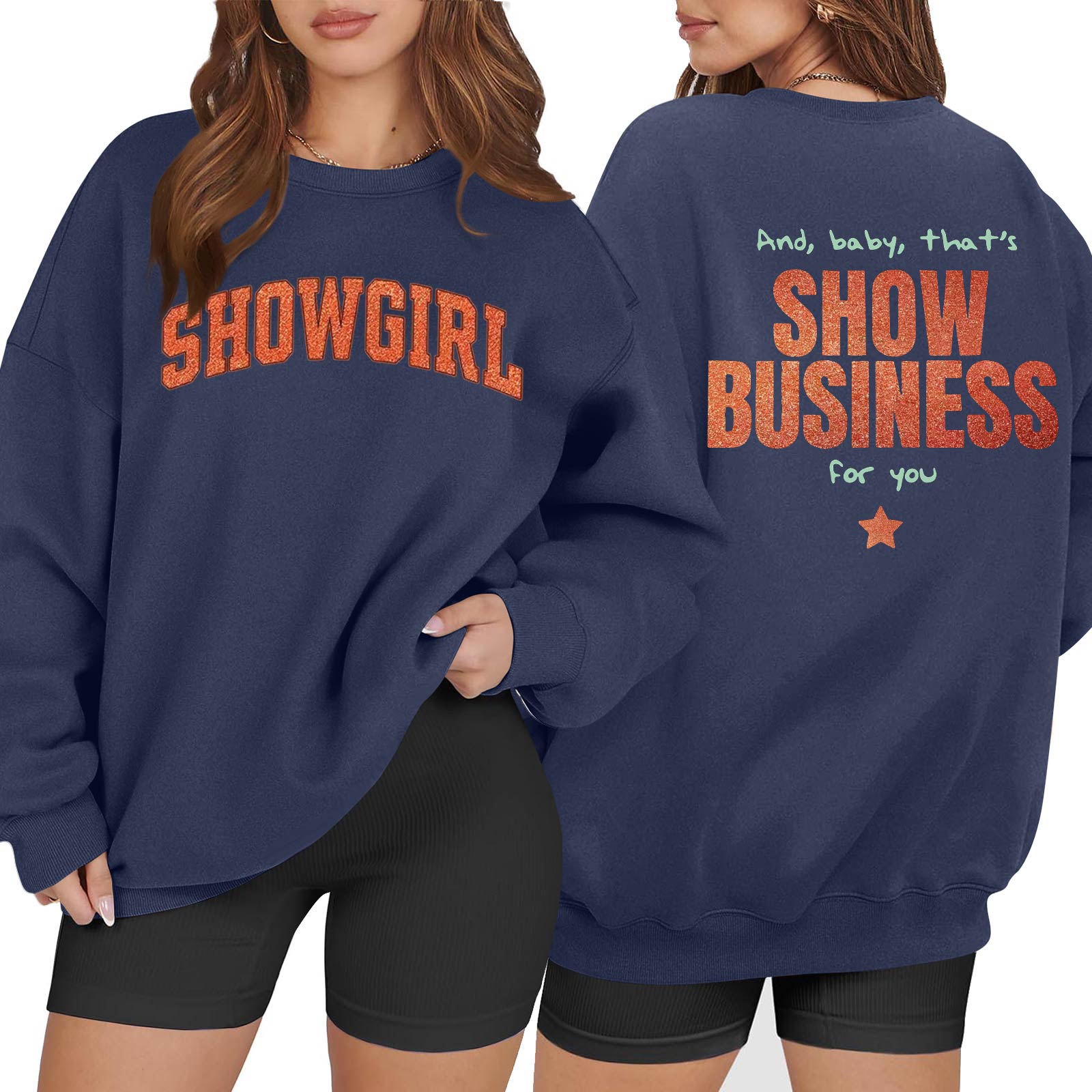 Women s Casual Fashion Long Sleeve Printed Round Neck Sweatshirt Top L Темно-синій
Women s Casual Fashion Long Sleeve Printed Round Neck Sweatshirt Top L Темно-синій