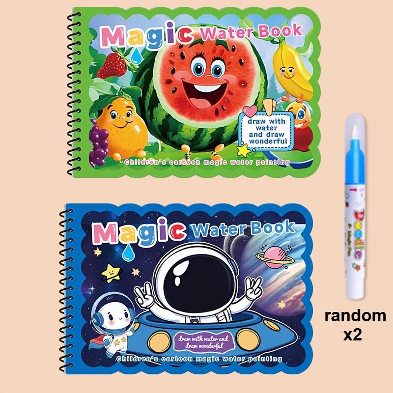 2pc Reusable Water Coloring Books,Portable Educational Art Activity with Underwater Marine Life Designs,Improve Color Perception
2pc Reusable Water Coloring Books,Portable Educational Art Activity with Underwater Marine Life Designs,Improve Color Perception