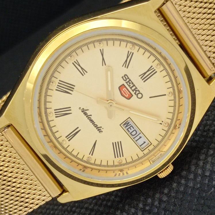 ВОССТАНОВЛЕННЫЕ ВИНТАЖНЫЕ SEIKO 5 AUTO 6309A ЯПОНИЯ МУЖСКИЕ ЗОЛОТЫЕ ЧАСЫ 593c-a314907-9 SKU593c-a314907
ВОССТАНОВЛЕННЫЕ ВИНТАЖНЫЕ SEIKO 5 AUTO 6309A ЯПОНИЯ МУЖСКИЕ ЗОЛОТЫЕ ЧАСЫ 593c-a314907-9 SKU593c-a314907