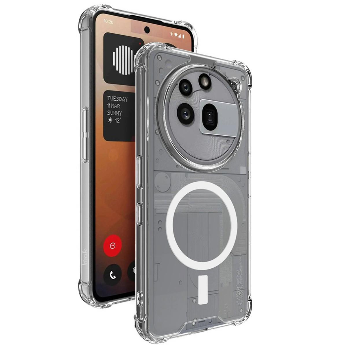 IMAK For Nothing Phone (3a) Pro Case Compatible with MagSafe Shockproof PC TPU Clear Phone Cover Type A
IMAK For Nothing Phone (3a) Pro Case Compatible with MagSafe Shockproof PC TPU Clear Phone Cover Type A
