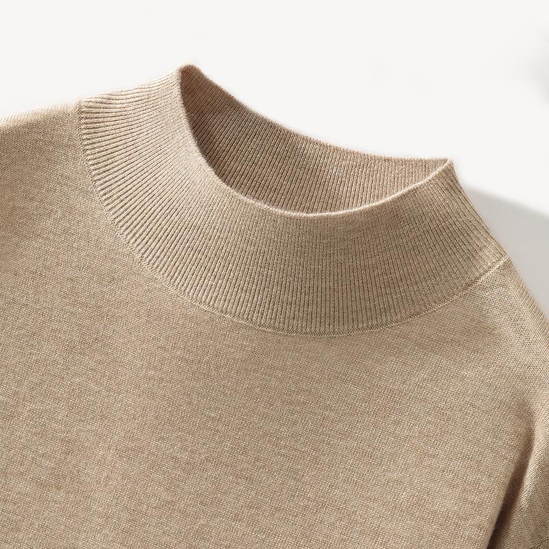 Men s Autumn/Winter Fine Wool Half-Neck Sweater - Casual Long Sleeve Knitted Base Layer XXL (up to 195 jin) верблюд
Men s Autumn/Winter Fine Wool Half-Neck Sweater - Casual Long Sleeve Knitted Base Layer XXL (up to 195 jin) верблюд