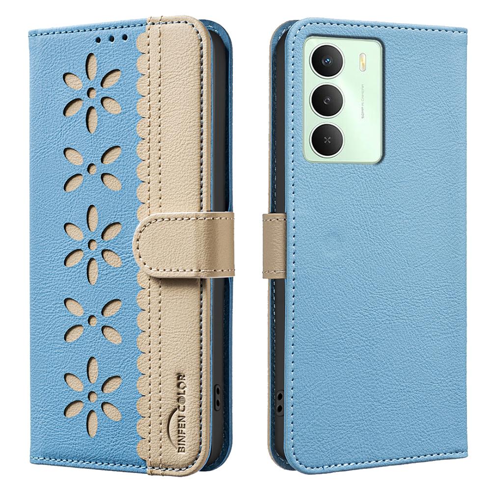 For Realme 14x 5G Leather Case BINFEN COLOR BF36 Floral Pattern Phone Cover RFID Blocking Wallet Stand Baby Blue
For Realme 14x 5G Leather Case BINFEN COLOR BF36 Floral Pattern Phone Cover RFID Blocking Wallet Stand Baby Blue