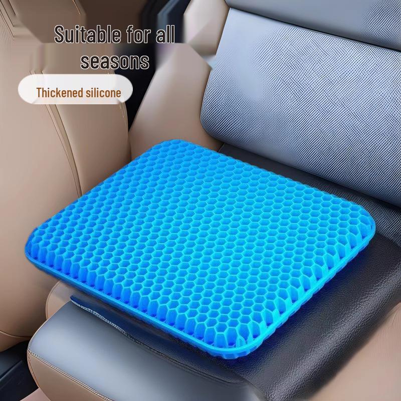 Honeycomb Gel Seat Cushion – Universal, Breathable, Soft Silicone Pad for Car, Office Chair, or Student Use 40x35x1.8 cm
Honeycomb Gel Seat Cushion – Universal, Breathable, Soft Silicone Pad for Car, Office Chair, or Student Use 40x35x1.8 cm
