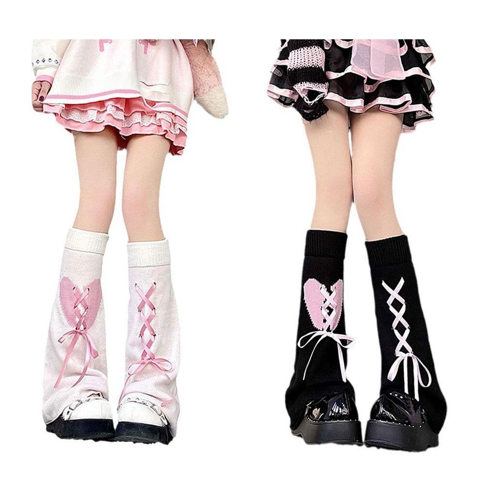 Bow Tie Leg Warmers Warm Drawstring Calf Socks High Quality Foot Wrap рожевий/білий
Bow Tie Leg Warmers Warm Drawstring Calf Socks High Quality Foot Wrap рожевий/білий