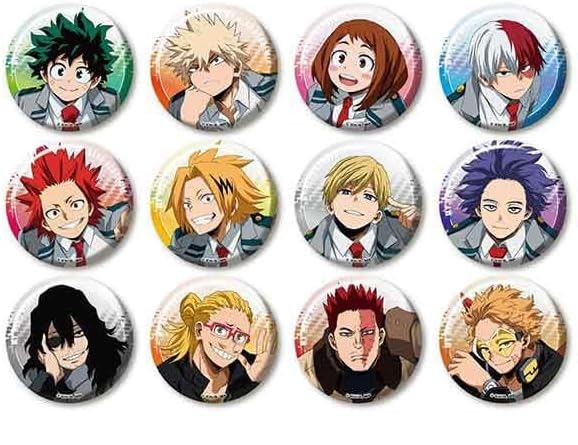 TV Anime Hero Glitter Can Badge Collection 2 Box My Academia 12-Piece
TV Anime Hero Glitter Can Badge Collection 2 Box My Academia 12-Piece