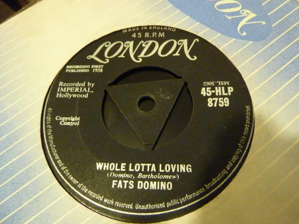 7inch Record FATS DOMINO - Whole Lotta Loving / Coquette 45HLP8759 London Records 1958 UK Rock Used
7inch Record FATS DOMINO - Whole Lotta Loving / Coquette 45HLP8759 London Records 1958 UK Rock Used