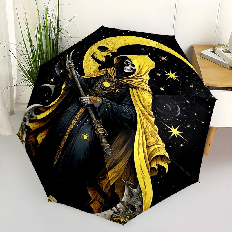 Death, Moon- Automatic Umbrella, Four Seasons Portable Folding Umbrella, Suitable for Men and Women, Travel, Daily Compact Umbrella, Outdoor
Death, Moon- Automatic Umbrella, Four Seasons Portable Folding Umbrella, Suitable for Men and Women, Travel, Daily Compact Umbrella, Outdoor