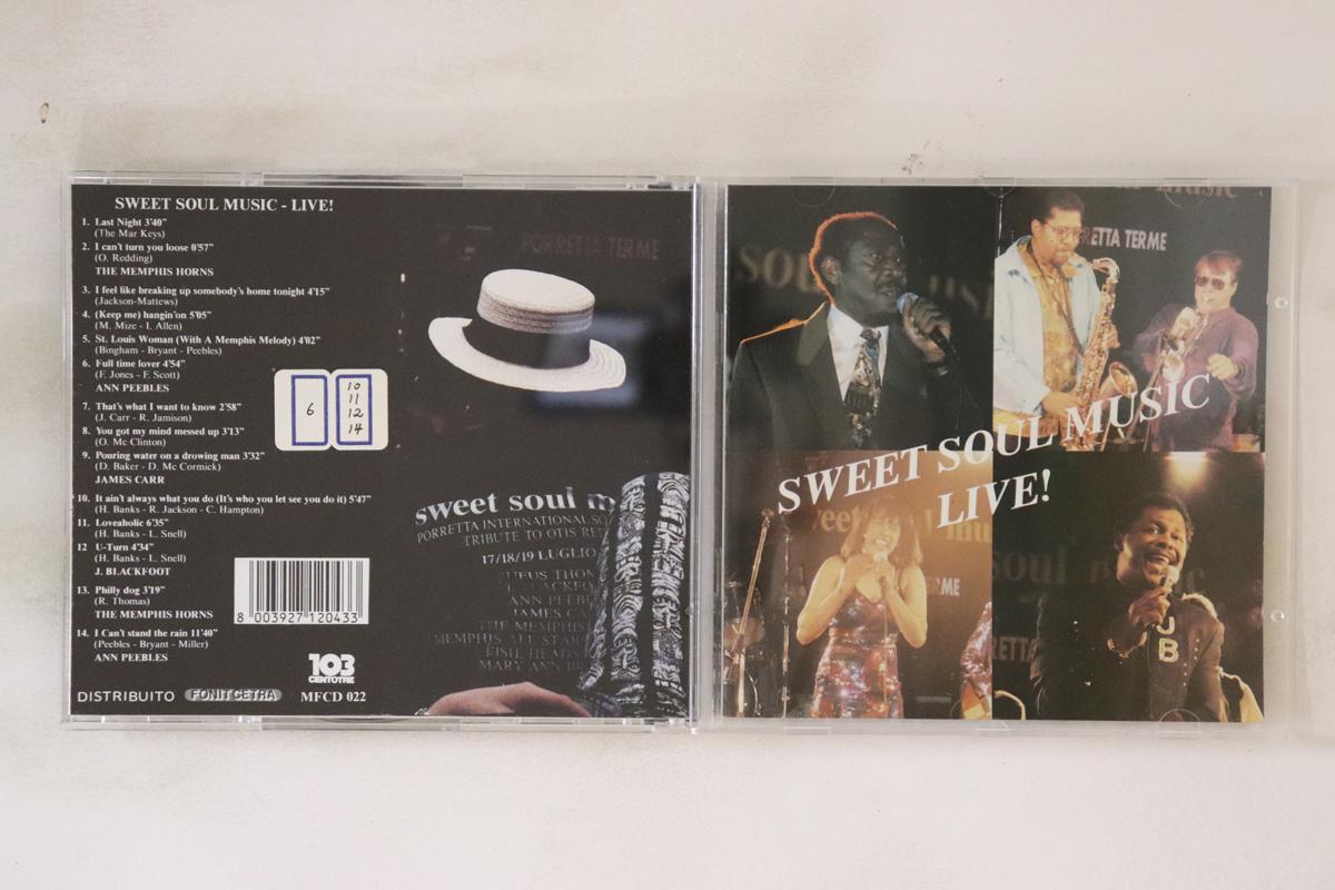 CD VARIOUS - Sweet Soul Music - Live! MFCD022 Centotre 1993 Italy Soul/Funk Used
CD VARIOUS - Sweet Soul Music - Live! MFCD022 Centotre 1993 Italy Soul/Funk Used