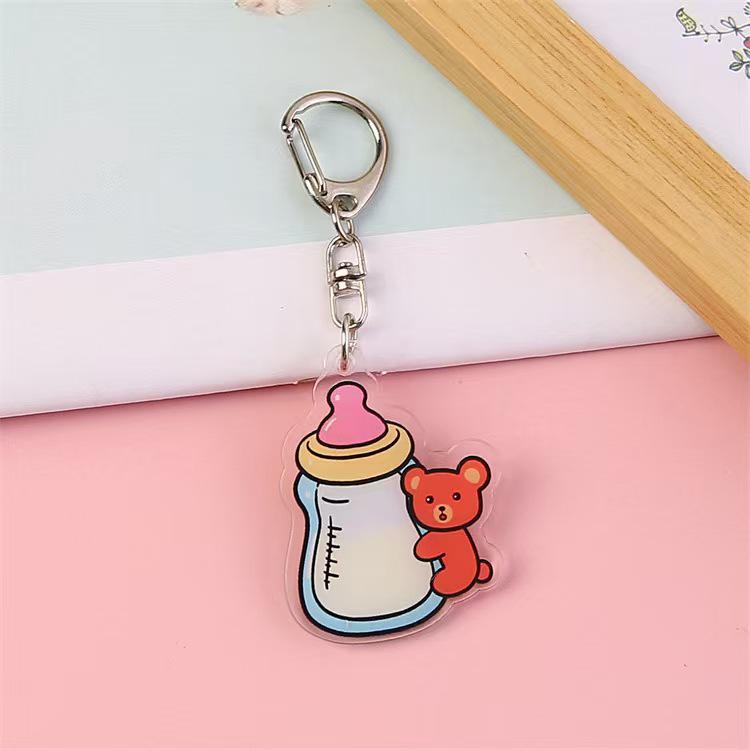 Cute Acrylic Bear Keychain Pendant for Girls - Charming Cartoon Bag Accessory & Gift
Cute Acrylic Bear Keychain Pendant for Girls - Charming Cartoon Bag Accessory & Gift