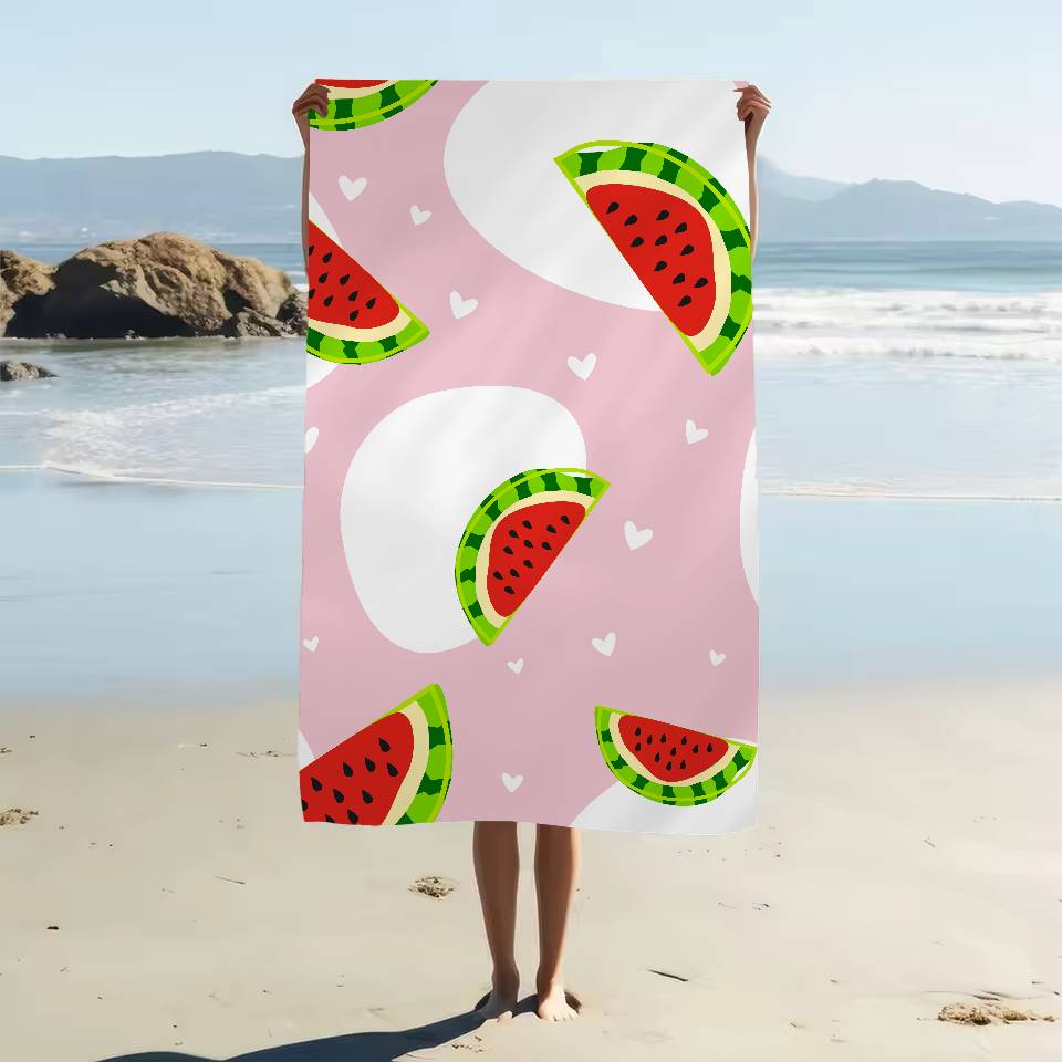 Fruit Watermelon Pattern Print Microfiber Beach Towels Quick Dry Towel Sand Beach Towels Pool Towel For Travel Swim Pool Yoga W40*H60(CM)
Fruit Watermelon Pattern Print Microfiber Beach Towels Quick Dry Towel Sand Beach Towels Pool Towel For Travel Swim Pool Yoga W40*H60(CM)