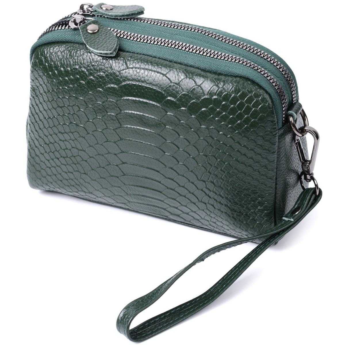 Комплектна жіноча сумка на два відділення з натуральної шкіри VINTAGE Bag 22802 Зелений
Комплектна жіноча сумка на два відділення з натуральної шкіри VINTAGE Bag 22802 Зелений