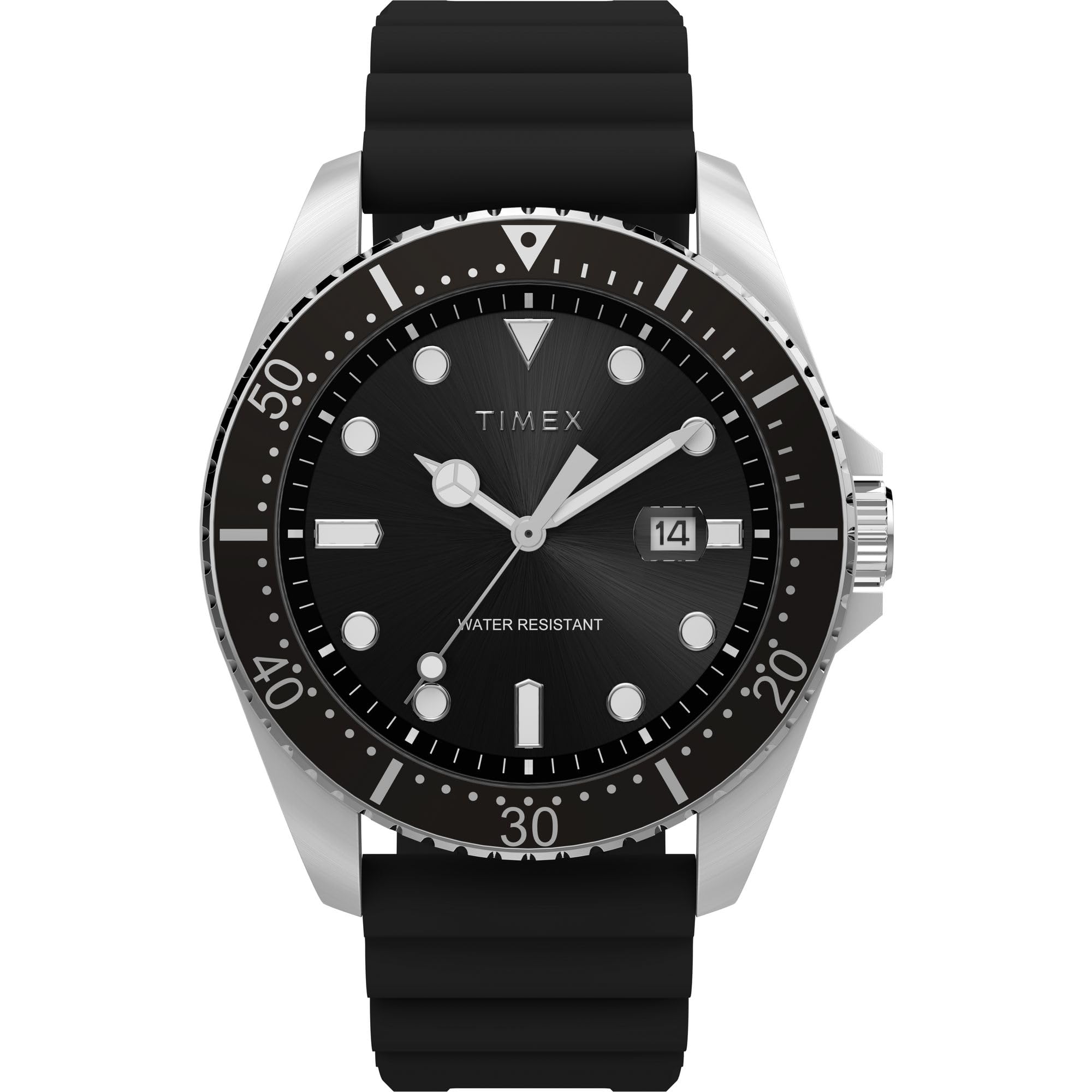 Timex Men s Dress 42mm Watch - Black Strap Black Dial Silver Tone Case, Black, Black
Timex Men s Dress 42mm Watch - Black Strap Black Dial Silver Tone Case, Black, Black