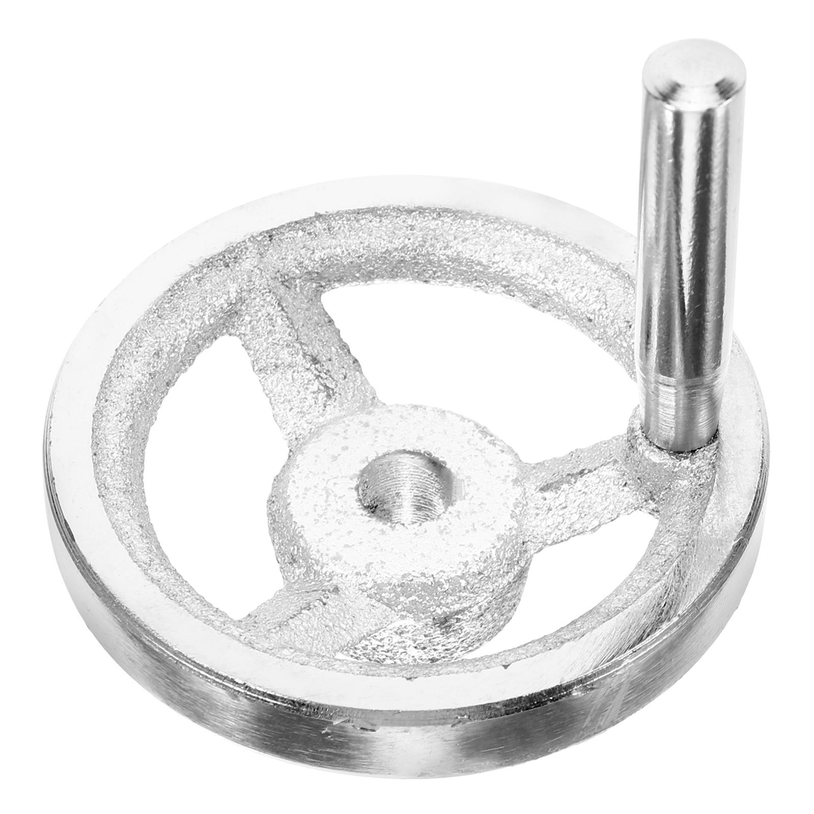 Square Edge Cast Iron Handwheel Metal Round Hand Wheel Crank Handle Carbon Steel Revolving Knob Mechanical Machine Part срібний
Square Edge Cast Iron Handwheel Metal Round Hand Wheel Crank Handle Carbon Steel Revolving Knob Mechanical Machine Part срібний