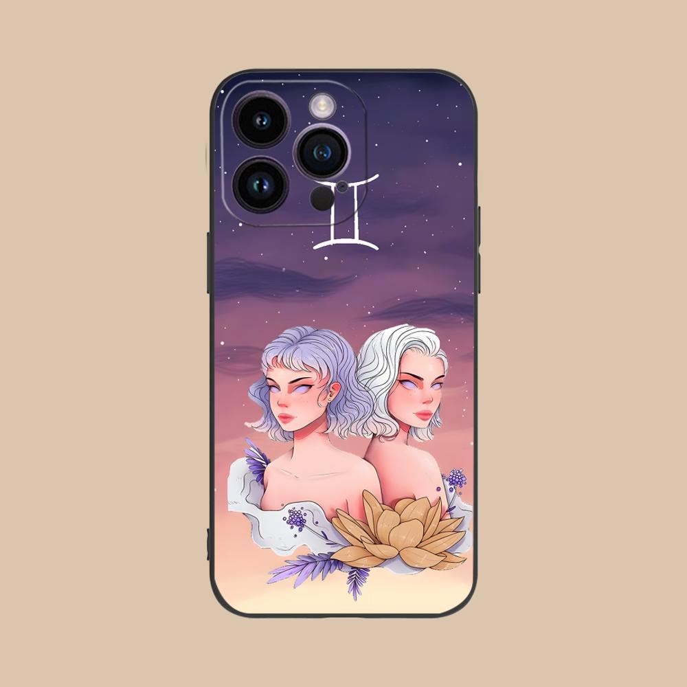 Zodiac Sign Gemini Mobile Phone Case for iPhone 17 16 15 14 13 12 11 X XR XS 8 7 Air Pro Max Plus Mini Colorful Cover Luxury iPhone 7 Plus
Zodiac Sign Gemini Mobile Phone Case for iPhone 17 16 15 14 13 12 11 X XR XS 8 7 Air Pro Max Plus Mini Colorful Cover Luxury iPhone 7 Plus