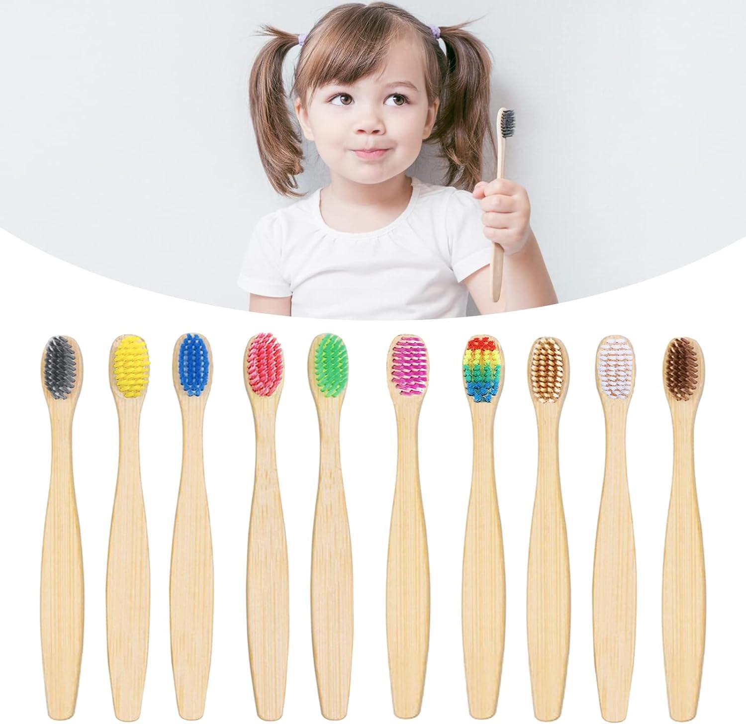 100Pcs Children s Colorful Natural Bamboo Toothbrush ,Soft Bristle Charcoal Teeth Whitening Soft Dental Oral Care
100Pcs Children s Colorful Natural Bamboo Toothbrush ,Soft Bristle Charcoal Teeth Whitening Soft Dental Oral Care