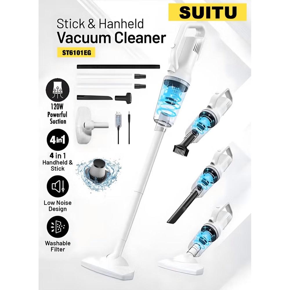 Cordless Vacuum Cleaner 120W/12000PA Powerful Suction Stick Vacuum with 30min Long Runtime Detachable Battery 4 in 1 Lightweight Quiet Vacuum Cleaner
Cordless Vacuum Cleaner 120W/12000PA Powerful Suction Stick Vacuum with 30min Long Runtime Detachable Battery 4 in 1 Lightweight Quiet Vacuum Cleaner