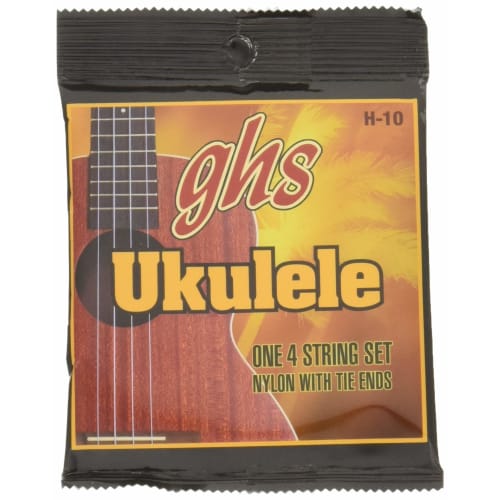 ghs H-10 Ukulele String Set (Black Nylon Strings, Concert/Standard)
ghs H-10 Ukulele String Set (Black Nylon Strings, Concert/Standard)