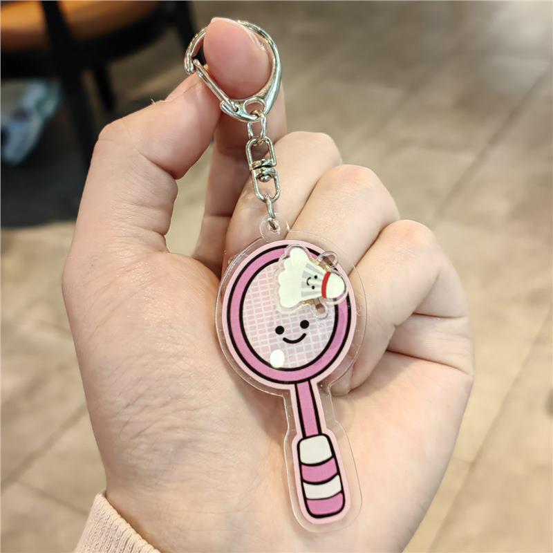 Rotating Badminton Racket Keychain: Cute Woven Pendant & Hand Rope Ornament - Perfect New Year Gift
Rotating Badminton Racket Keychain: Cute Woven Pendant & Hand Rope Ornament - Perfect New Year Gift
