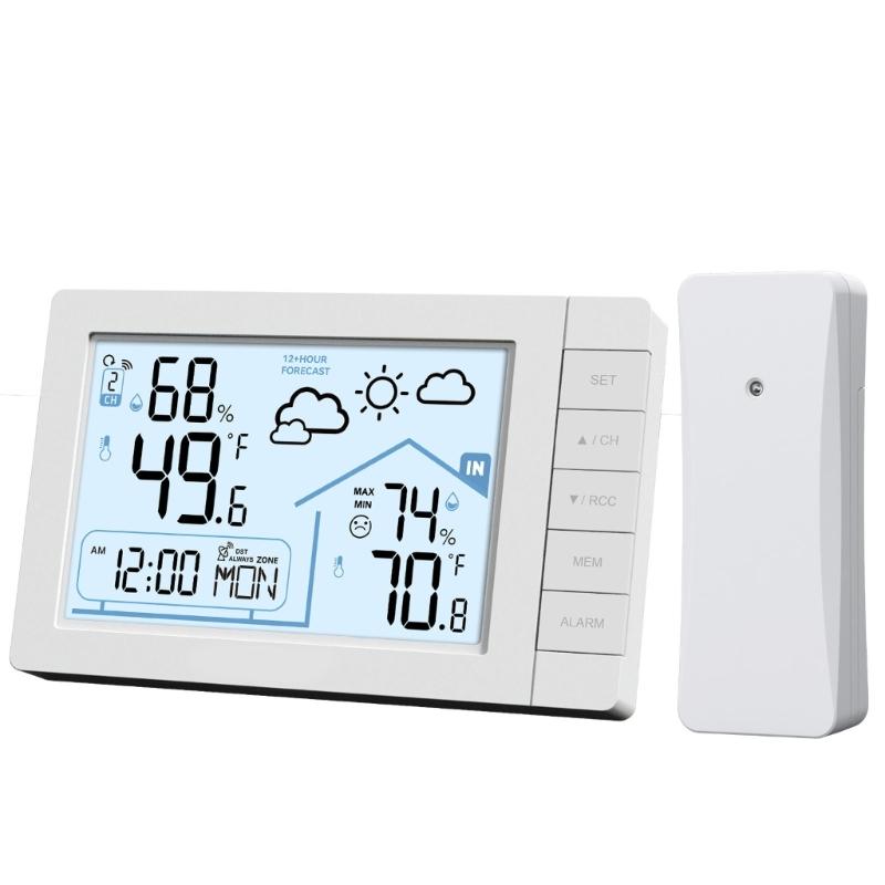Wireless Indoor Outdoor Weather Stations with 7.5 Color Display, Atomics Clock and Multiple Sensors 1
Wireless Indoor Outdoor Weather Stations with 7.5 Color Display, Atomics Clock and Multiple Sensors 1