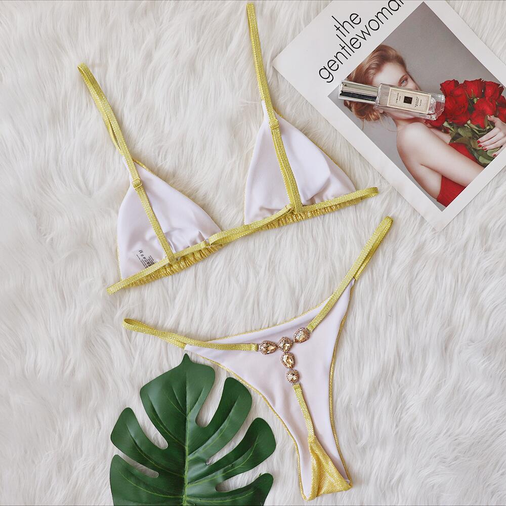 2022 Европейский и американский инфлюенсер Сексуальное лазерное хрустальное бриллиантовое бикини Large
2022 Европейский и американский инфлюенсер Сексуальное лазерное хрустальное бриллиантовое бикини Large