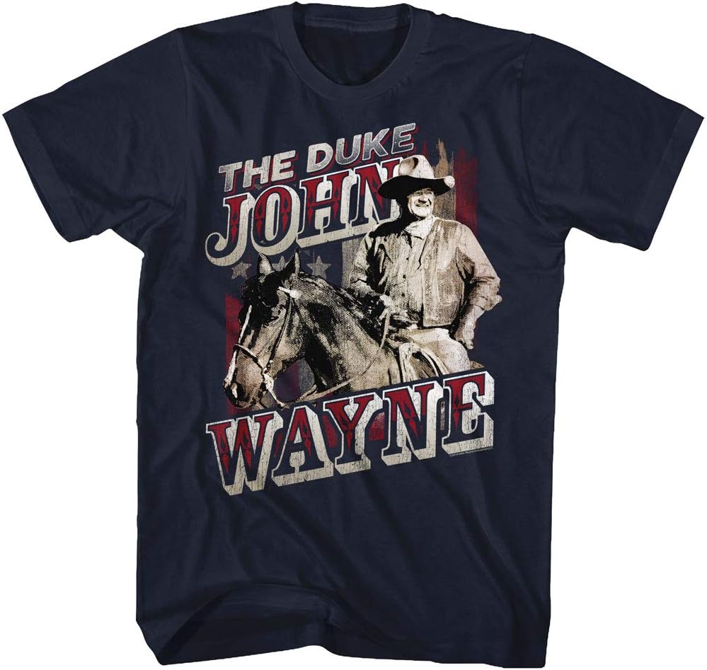 John Wayne American Legend Hollywood Actor The Duke on Horse Adult T-Shirt Tee 5XL різнокольоровий
John Wayne American Legend Hollywood Actor The Duke on Horse Adult T-Shirt Tee 5XL різнокольоровий