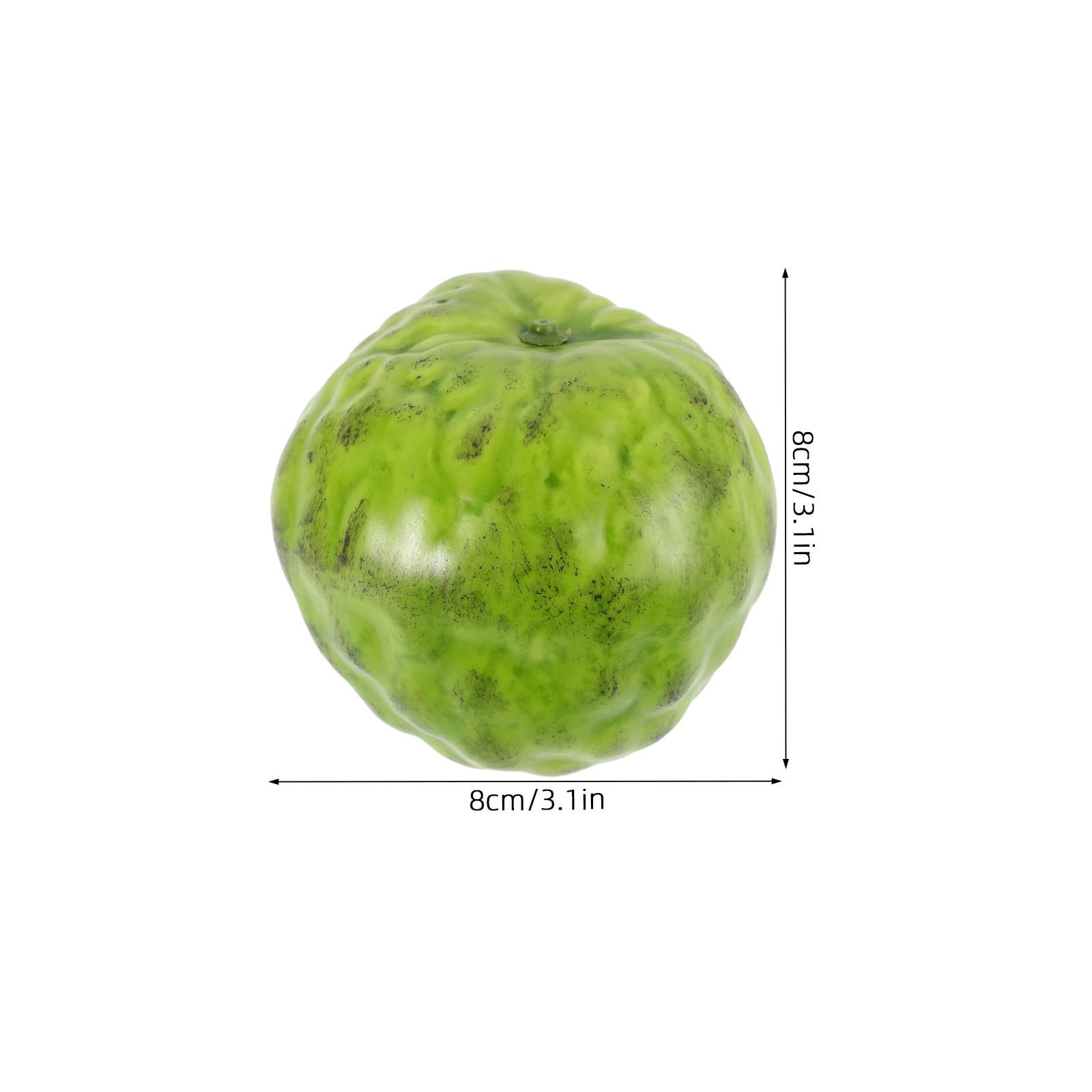 4pcs Faux Custard Apples Realistic Annona Squamosa Model Artificial Tropical Lifelike Decoration For Party Photography Props 8X8X8CM зелёный
4pcs Faux Custard Apples Realistic Annona Squamosa Model Artificial Tropical Lifelike Decoration For Party Photography Props 8X8X8CM зелёный