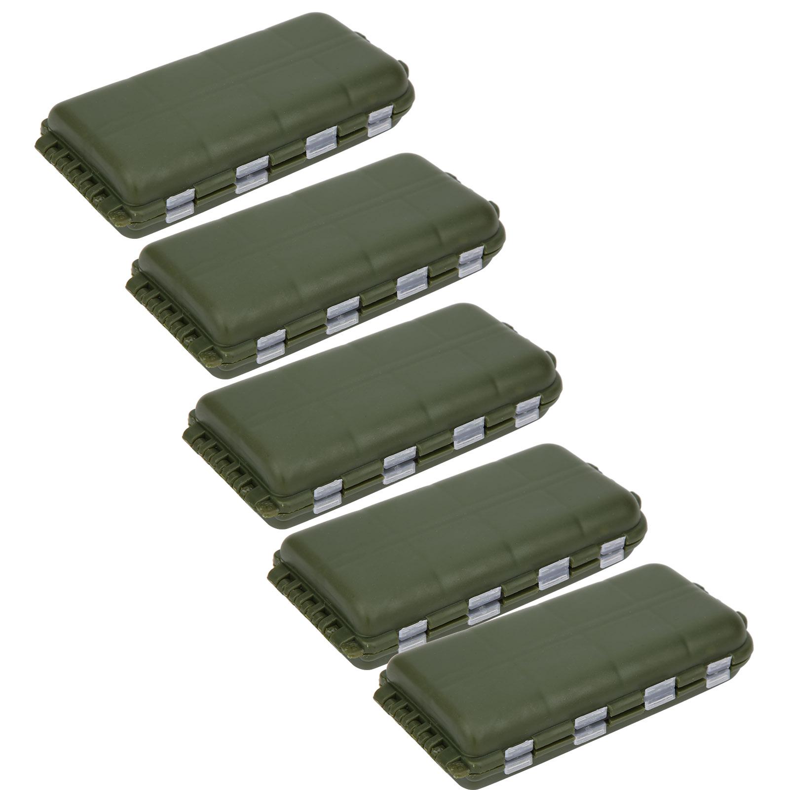 5Pcs 16 Grids Plastic Fishing Storage Box Doublesided Breadshaped Accessory Container
5Pcs 16 Grids Plastic Fishing Storage Box Doublesided Breadshaped Accessory Container