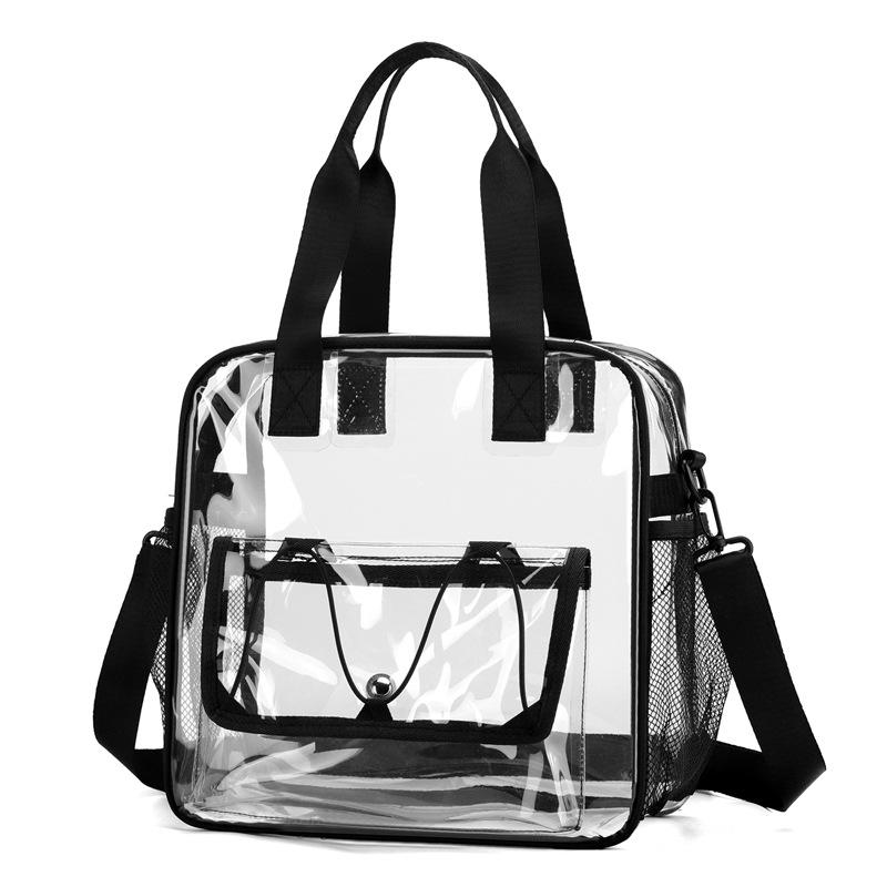 Clear Large-Capacity PVC Sports & Travel Bag for Swimming and Music Festivals чорний
Clear Large-Capacity PVC Sports & Travel Bag for Swimming and Music Festivals чорний