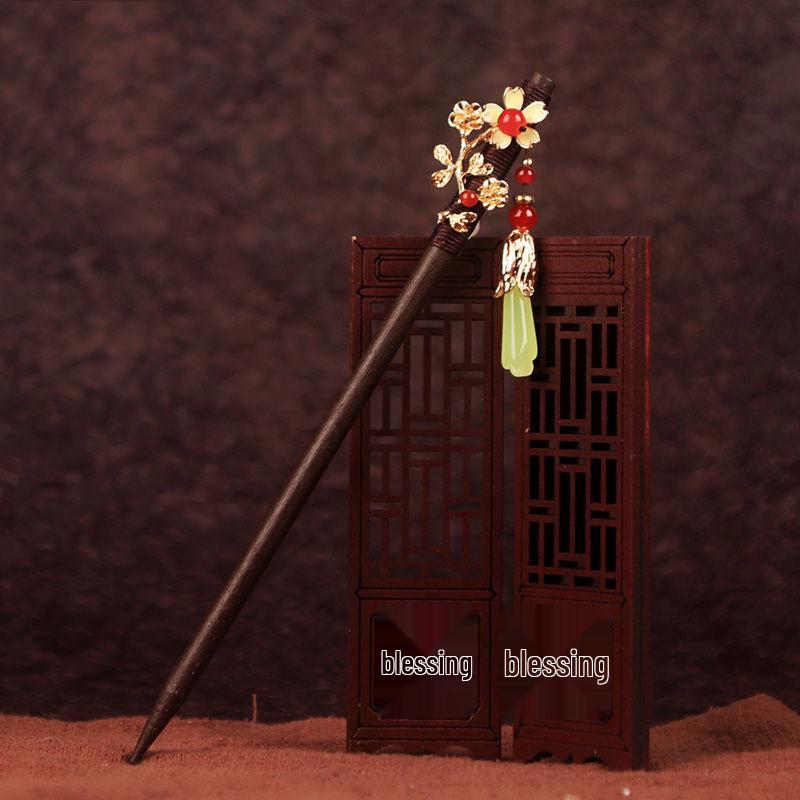 Ancient Style Wooden Hairpin with Tassel - Hanfu Headdress for Women s Costume & Hair Styling
Ancient Style Wooden Hairpin with Tassel - Hanfu Headdress for Women s Costume & Hair Styling