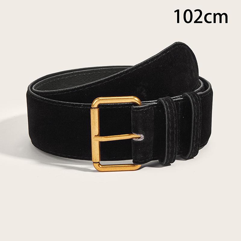 Women Fashion Luxury Design Suede Leather Wide Belt Casual Pin Buckle Waistband Business Waist Strap All-match Clothes Decor
Women Fashion Luxury Design Suede Leather Wide Belt Casual Pin Buckle Waistband Business Waist Strap All-match Clothes Decor