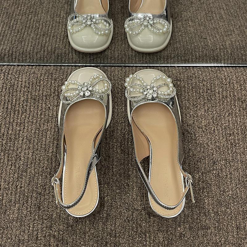 High-heeled sandals, rhinestones, bows, fairy style, new waterproof table in summer 2025, high-heeled sandals, versatile and fashionable 40 серебряный
High-heeled sandals, rhinestones, bows, fairy style, new waterproof table in summer 2025, high-heeled sandals, versatile and fashionable 40 серебряный