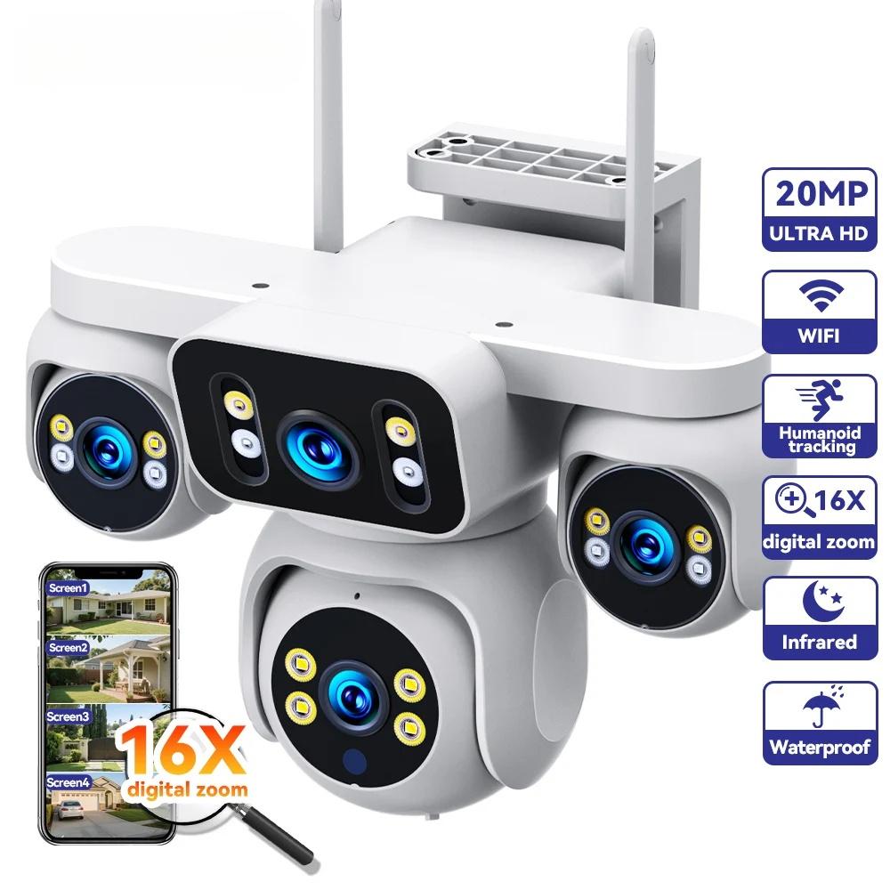 10K 20MP Screens 12X Zoom CCTV Surveillance Outdoor Waterproof Four Lens Home WiFi Security Camera 10K Camera
10K 20MP Screens 12X Zoom CCTV Surveillance Outdoor Waterproof Four Lens Home WiFi Security Camera 10K Camera