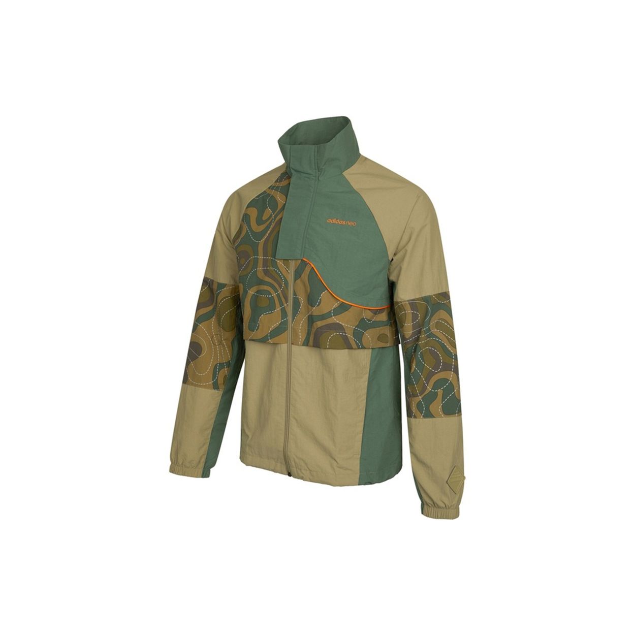 Adidas Neo Collage Track Jacket With Stand-Up Collar and Logo Men Outerwear Army-Green HE7944
Adidas Neo Collage Track Jacket With Stand-Up Collar and Logo Men Outerwear Army-Green HE7944