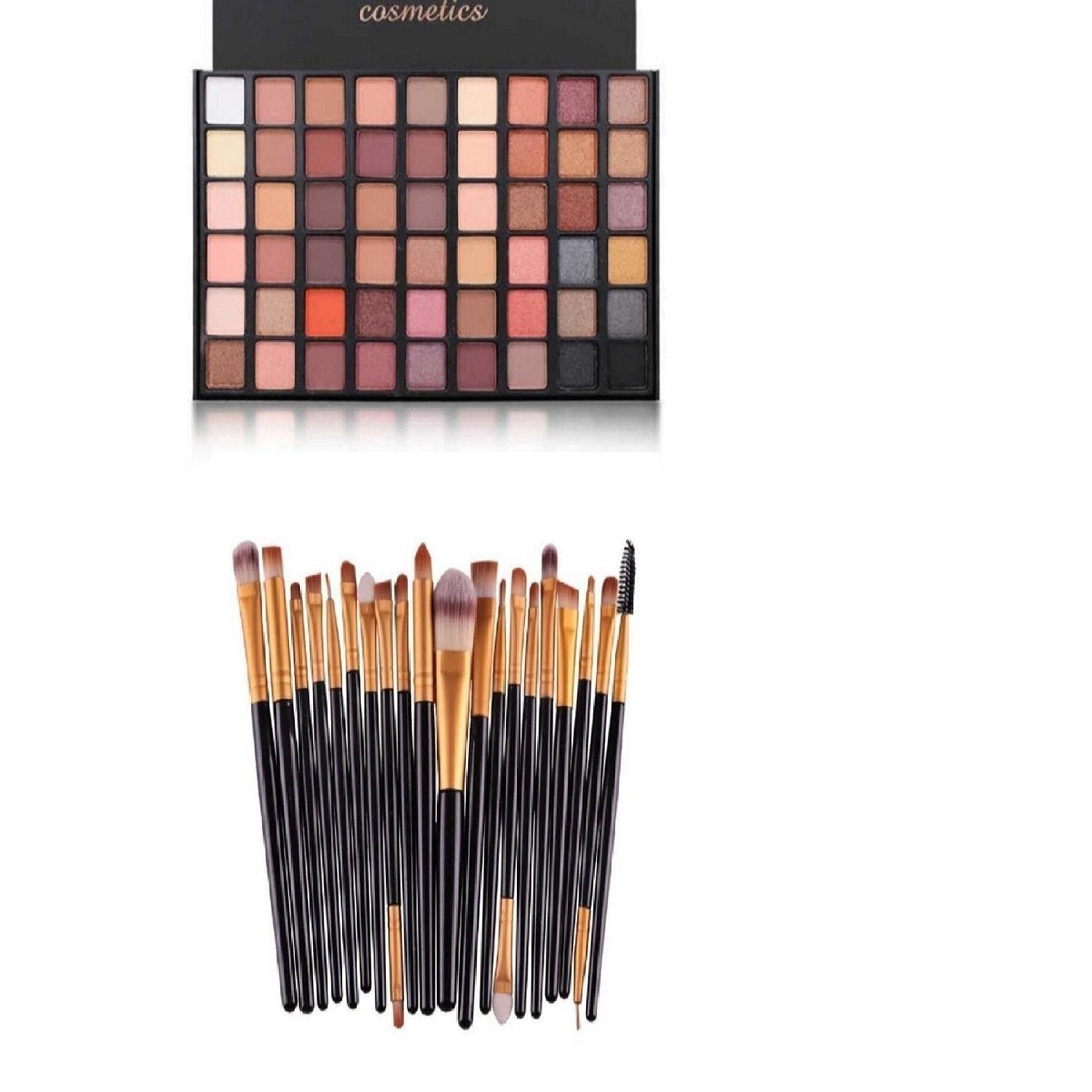 Make Up 54-piece Eyeshadow Palette 20-piece Professional Soft Makeup Brush Set Black Color
Make Up 54-piece Eyeshadow Palette 20-piece Professional Soft Makeup Brush Set Black Color